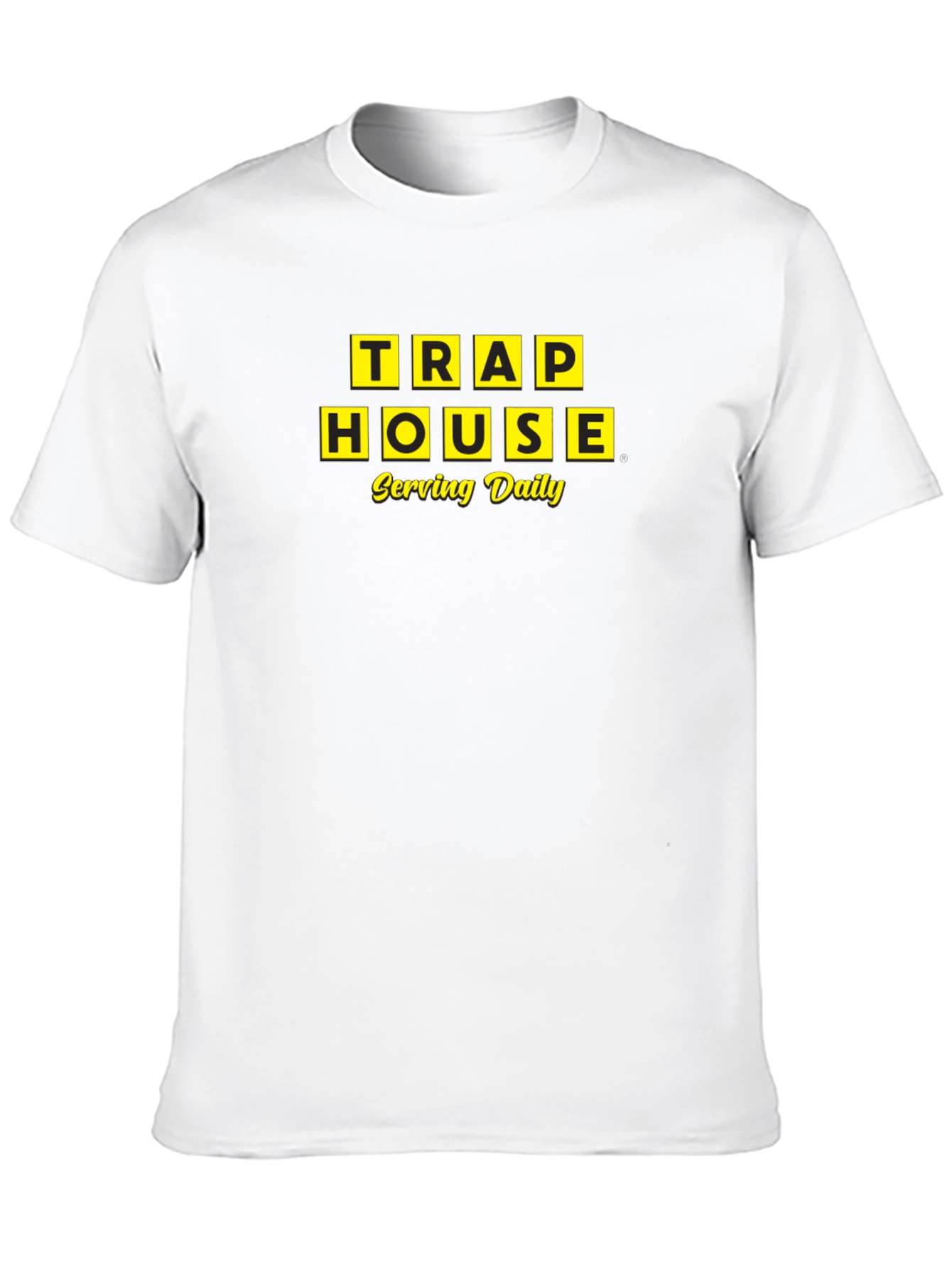 Trap House Serving Daily Black T-Shirt