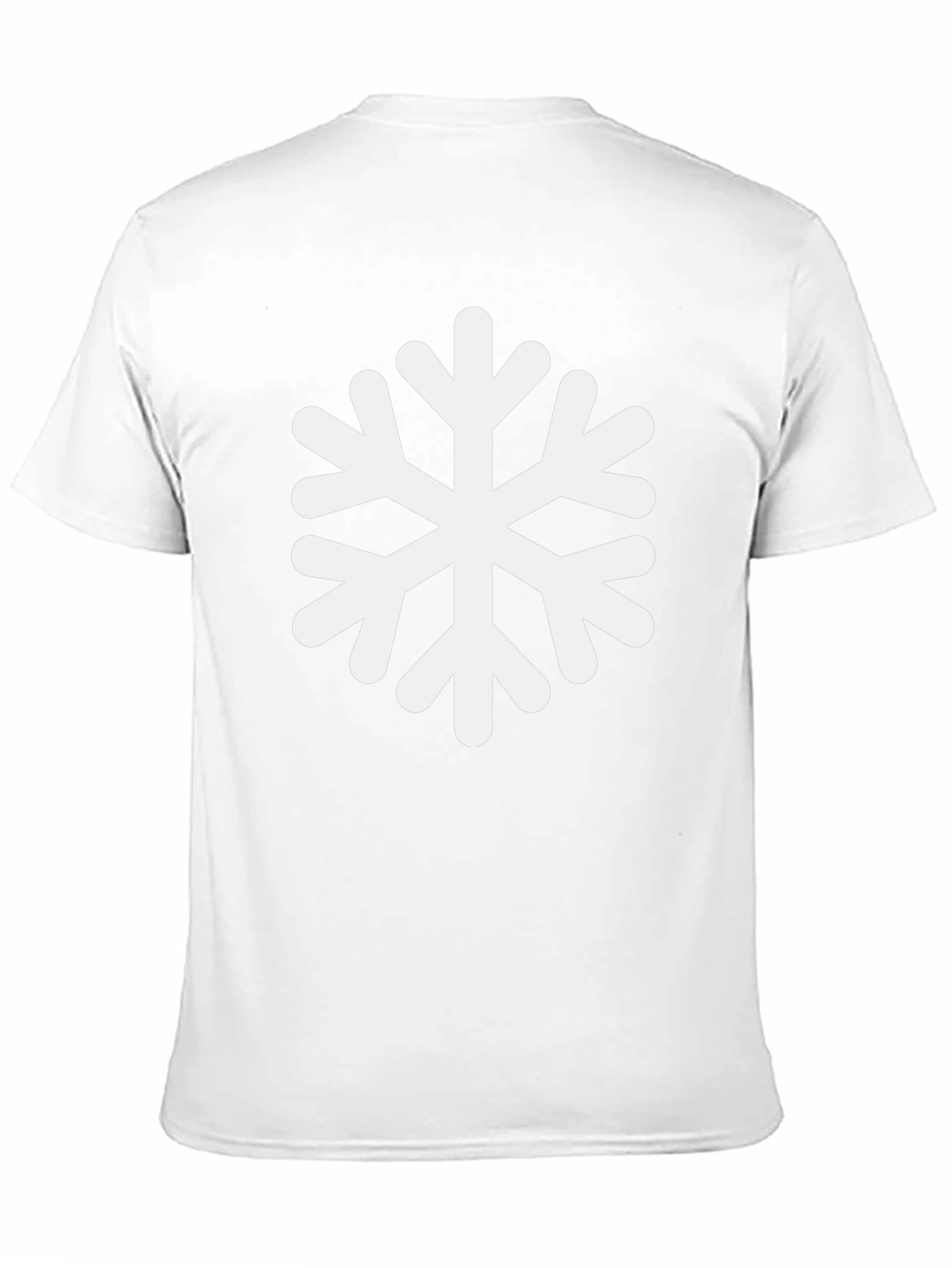 Snowflake Graphic Black T-Shirt - Winter Holiday Tee