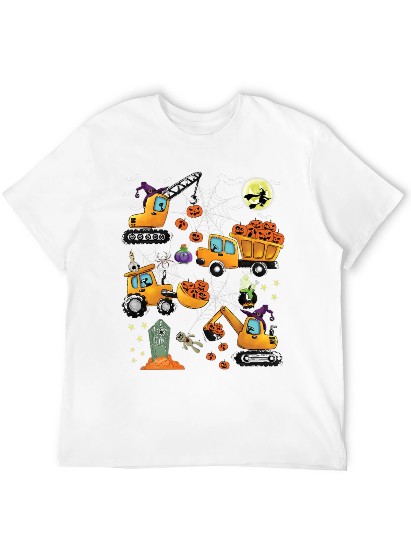 Halloween Construction Truck T-Shirt