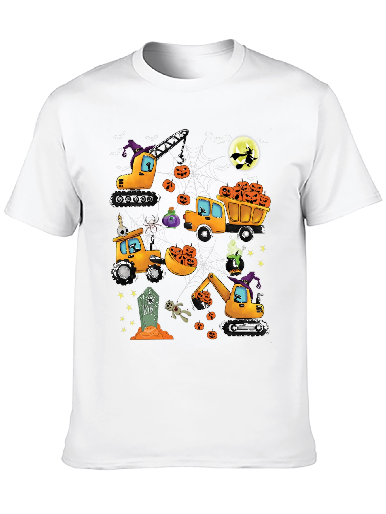 Halloween Construction Truck T-Shirt