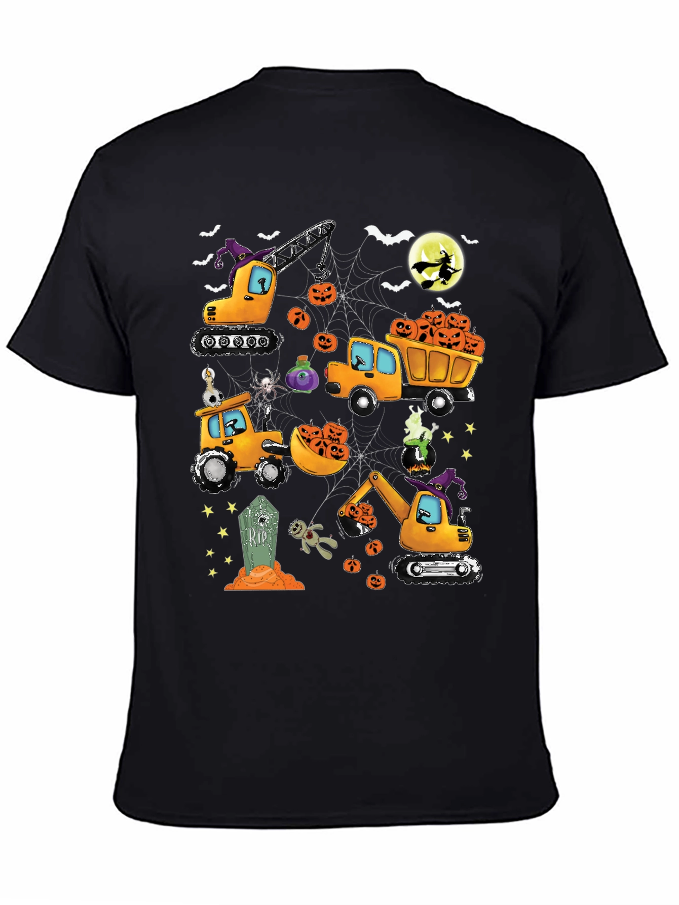 Halloween Construction Truck T-Shirt