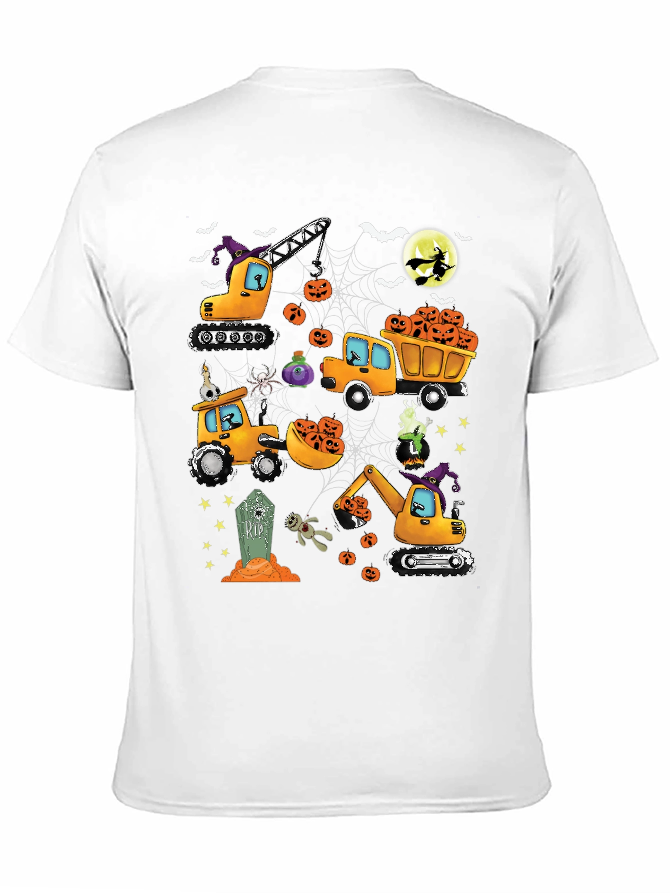 Halloween Construction Truck T-Shirt