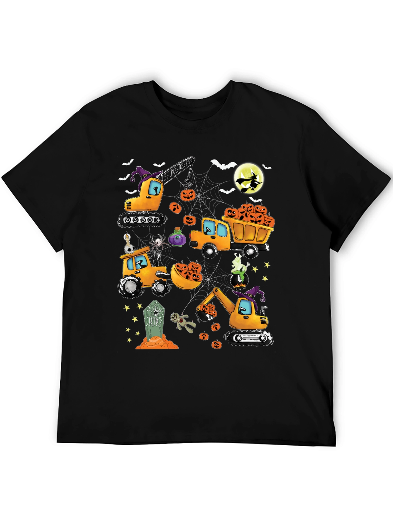 Halloween Construction Truck T-Shirt