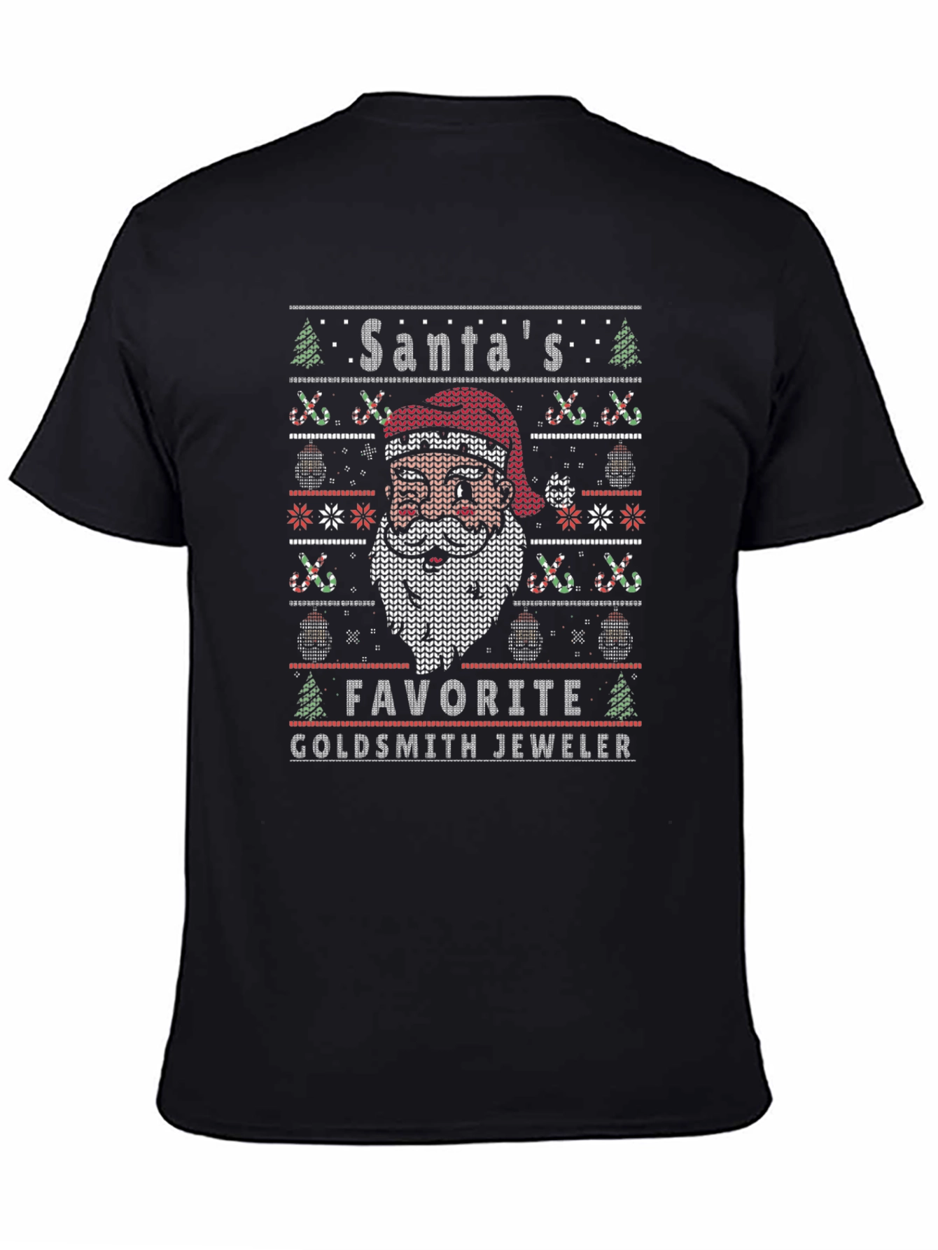 Santas Favorite Goldsmith Jeweler Christmas T-Shirt