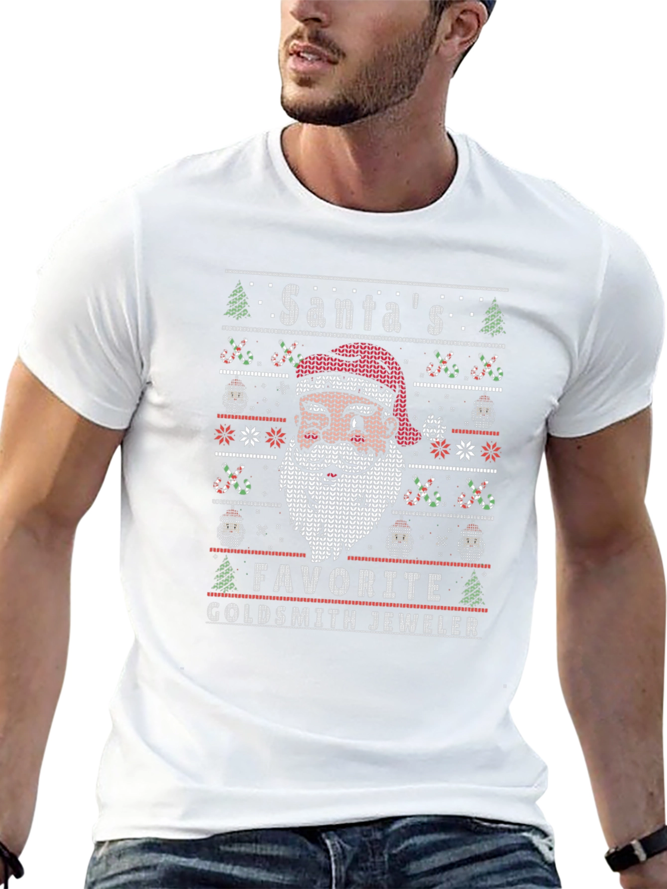 Santas Favorite Goldsmith Jeweler Christmas T-Shirt