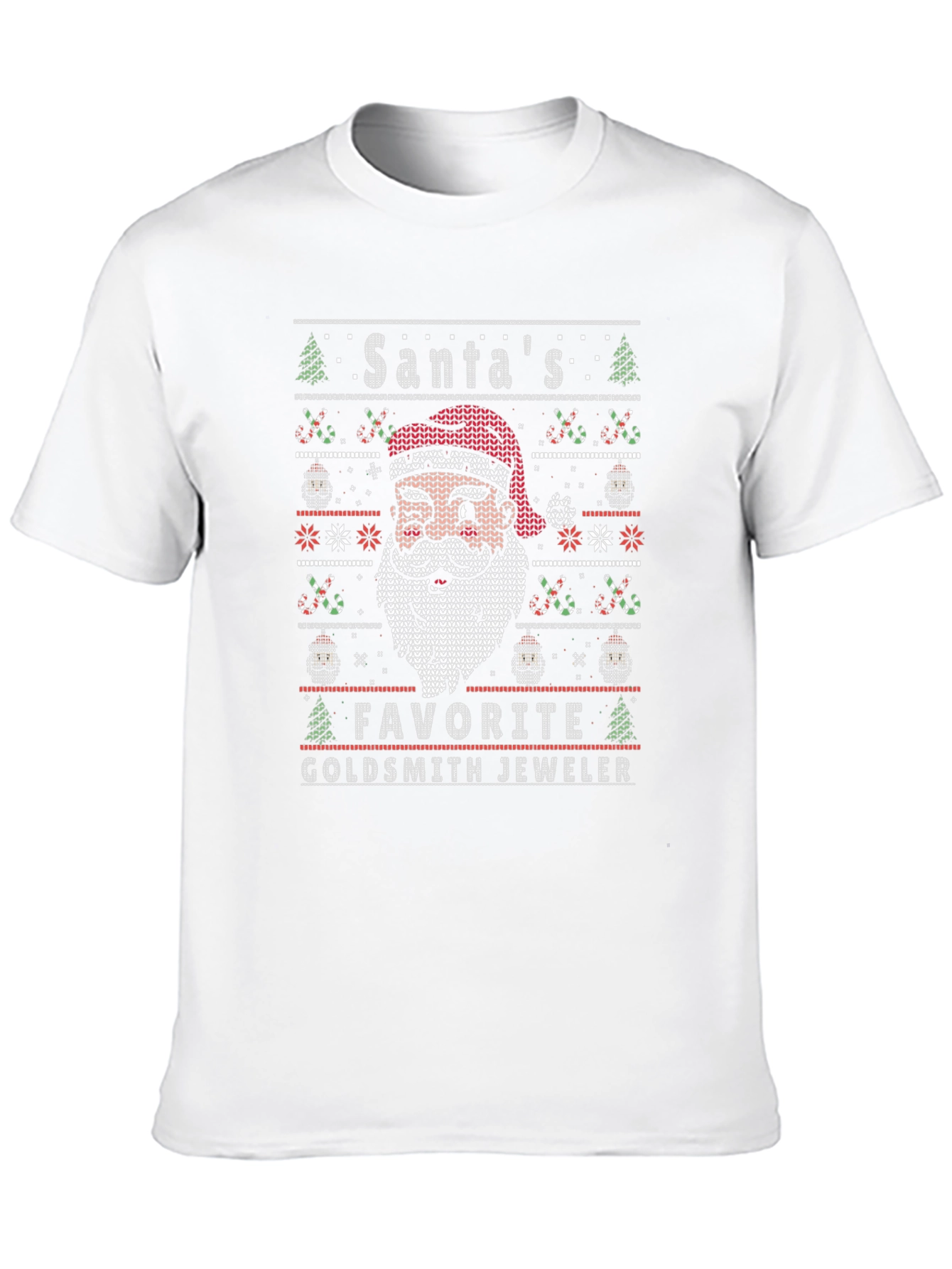 Santas Favorite Goldsmith Jeweler Christmas T-Shirt
