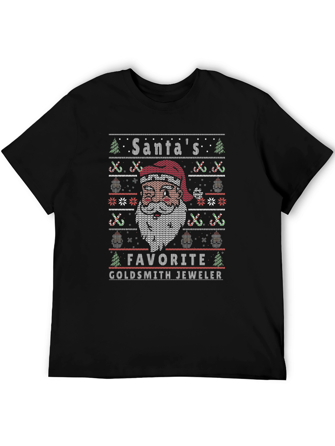 Santas Favorite Goldsmith Jeweler Christmas T-Shirt