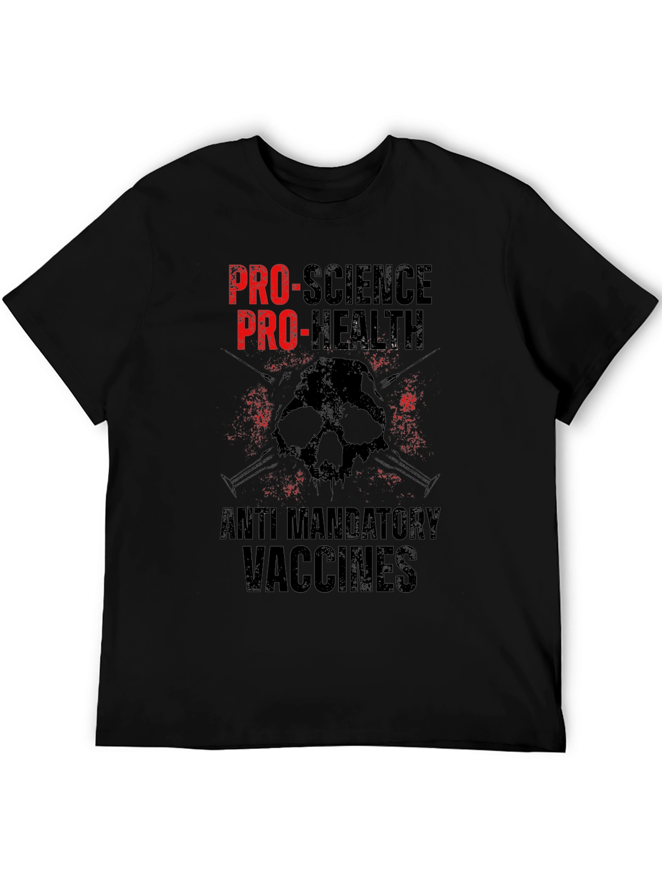Pro-Science Pro-Health Anti-Mandatory Vaccines Graphic Tee