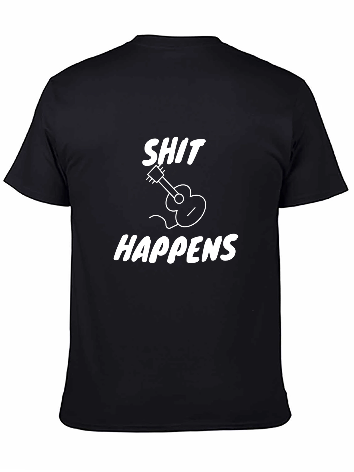 Shit Happens Guitar Graphic T-Shirt