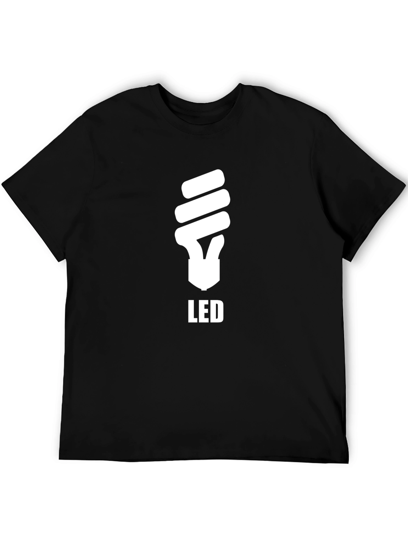 LED Light Bulb T-Shirt - Modern Graphic Tee