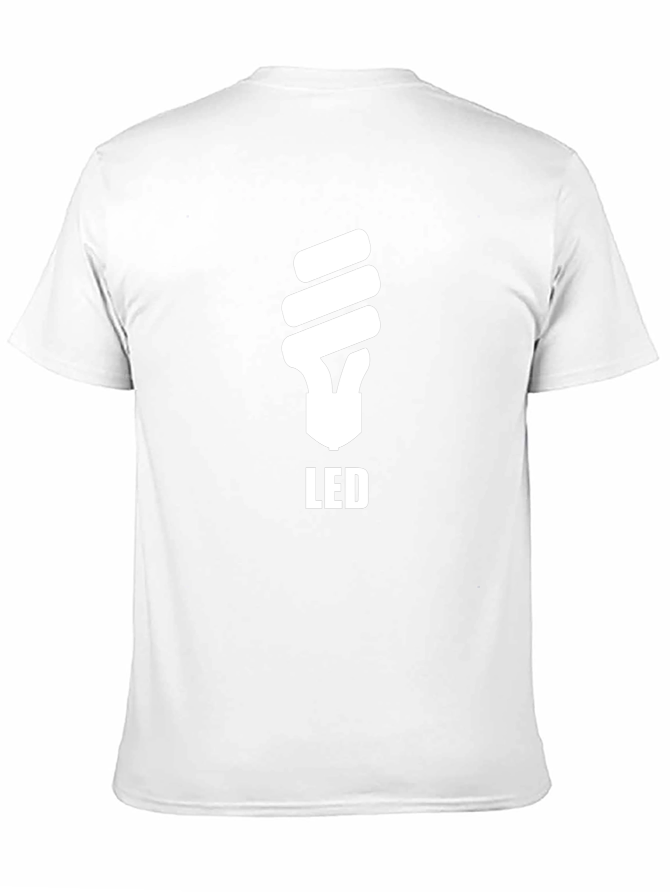 LED Light Bulb T-Shirt - Modern Graphic Tee
