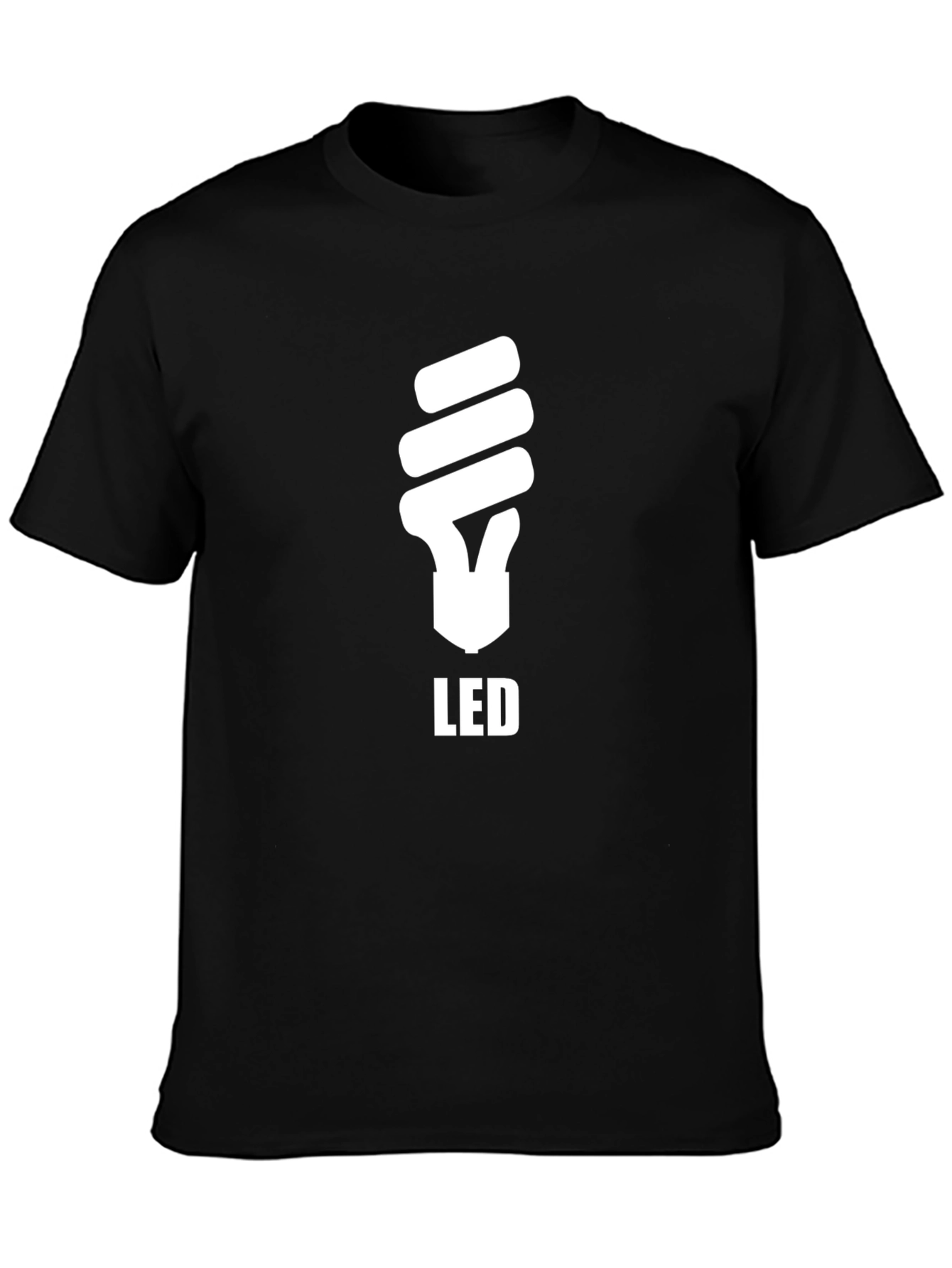 LED Light Bulb T-Shirt - Modern Graphic Tee
