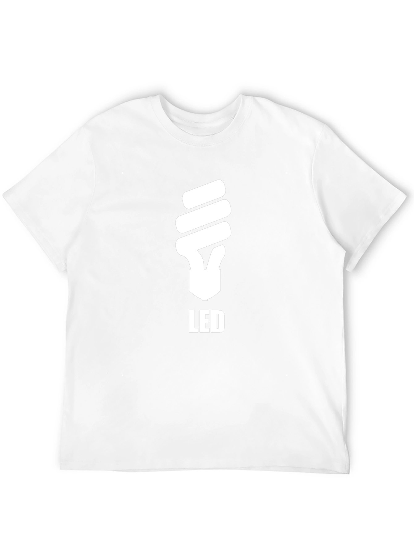 LED Light Bulb T-Shirt - Modern Graphic Tee