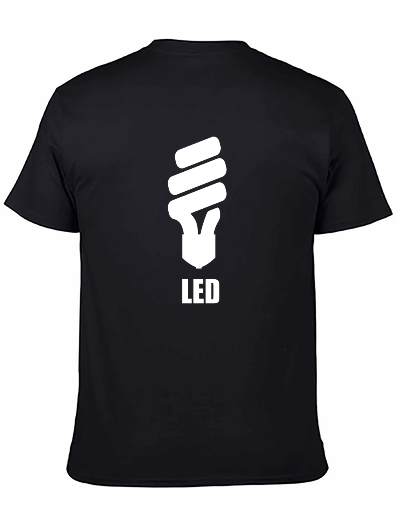LED Light Bulb T-Shirt - Modern Graphic Tee