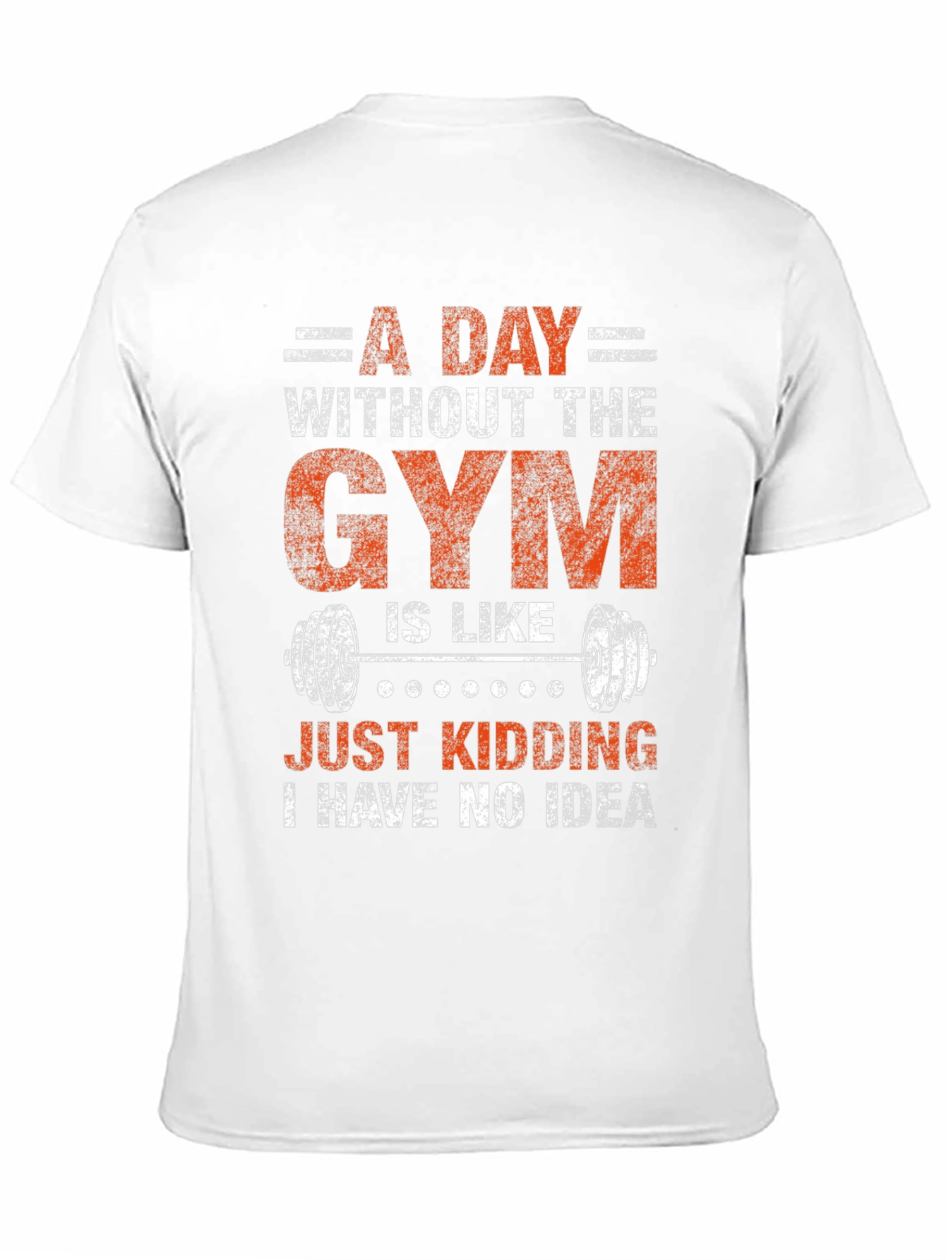 Funny Gym T-Shirt: A Day Without The Gym