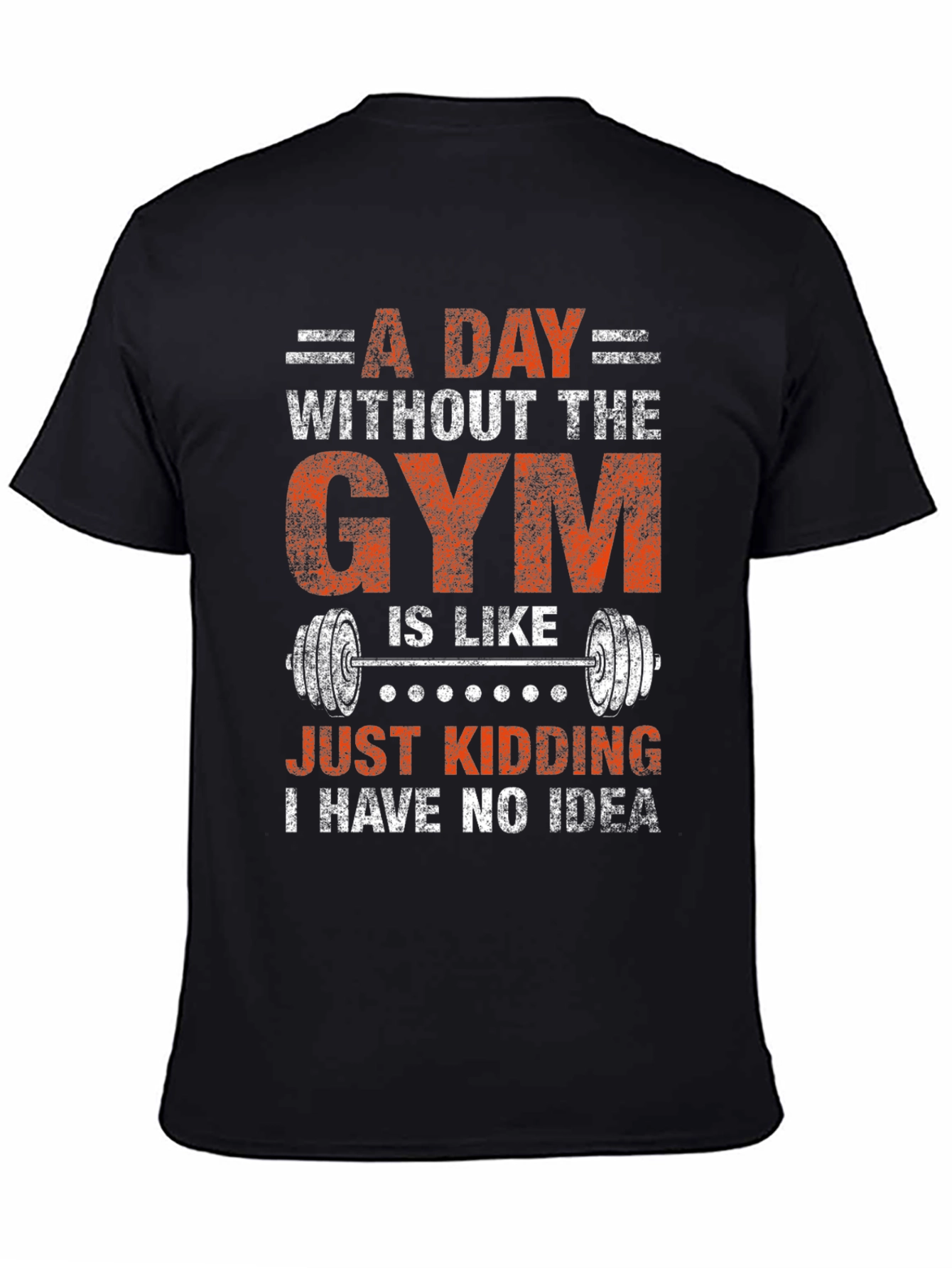 Funny Gym T-Shirt: A Day Without The Gym