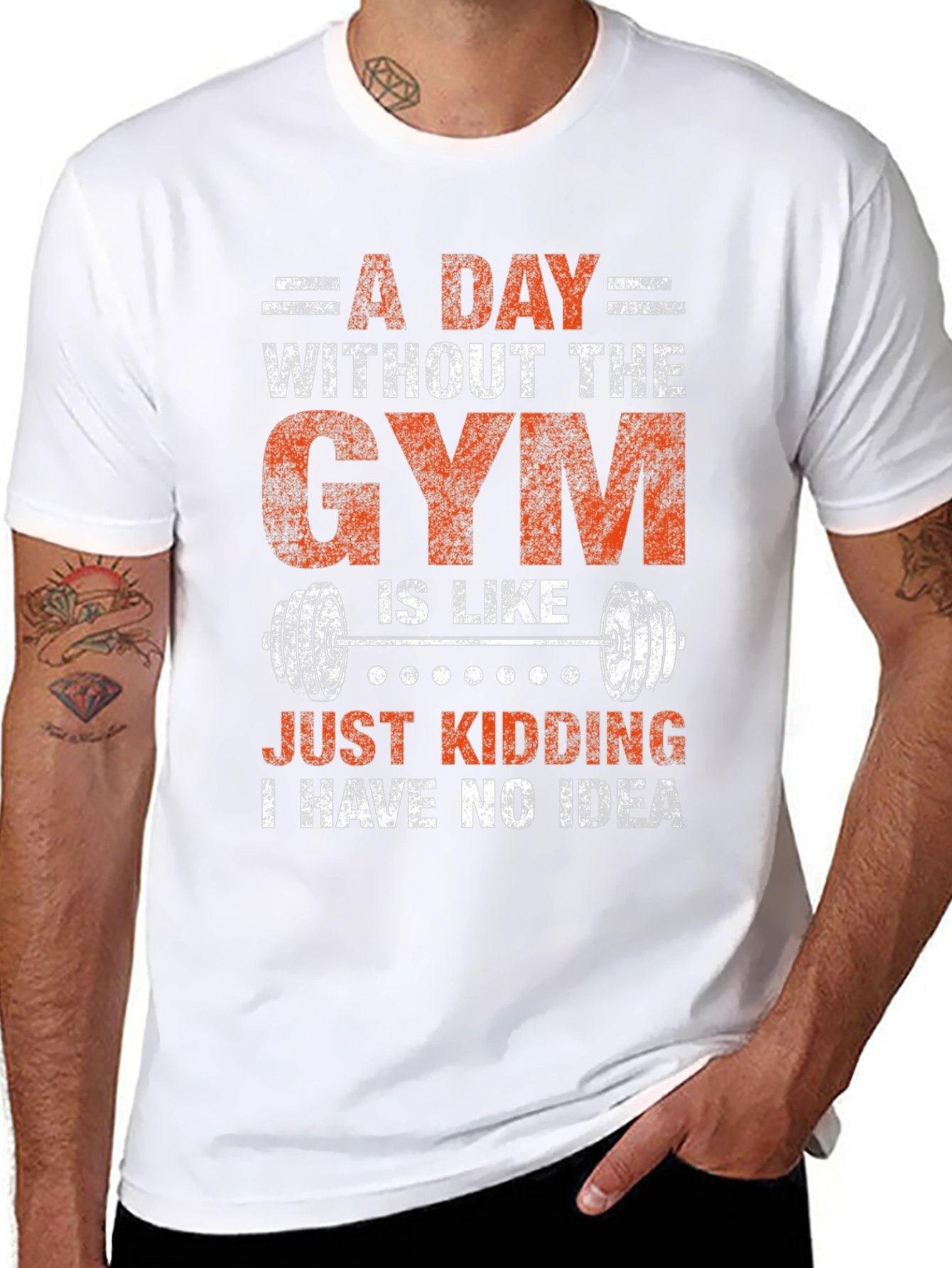 Funny Gym T-Shirt: A Day Without The Gym