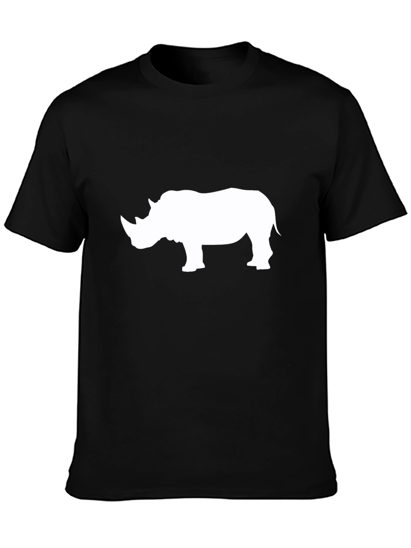 Black Rhino Graphic Tee - Stylish Wildlife Design