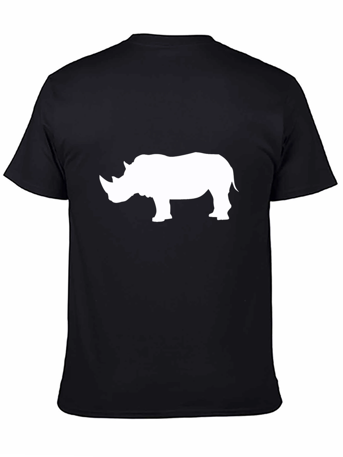 Black Rhino Graphic Tee - Stylish Wildlife Design