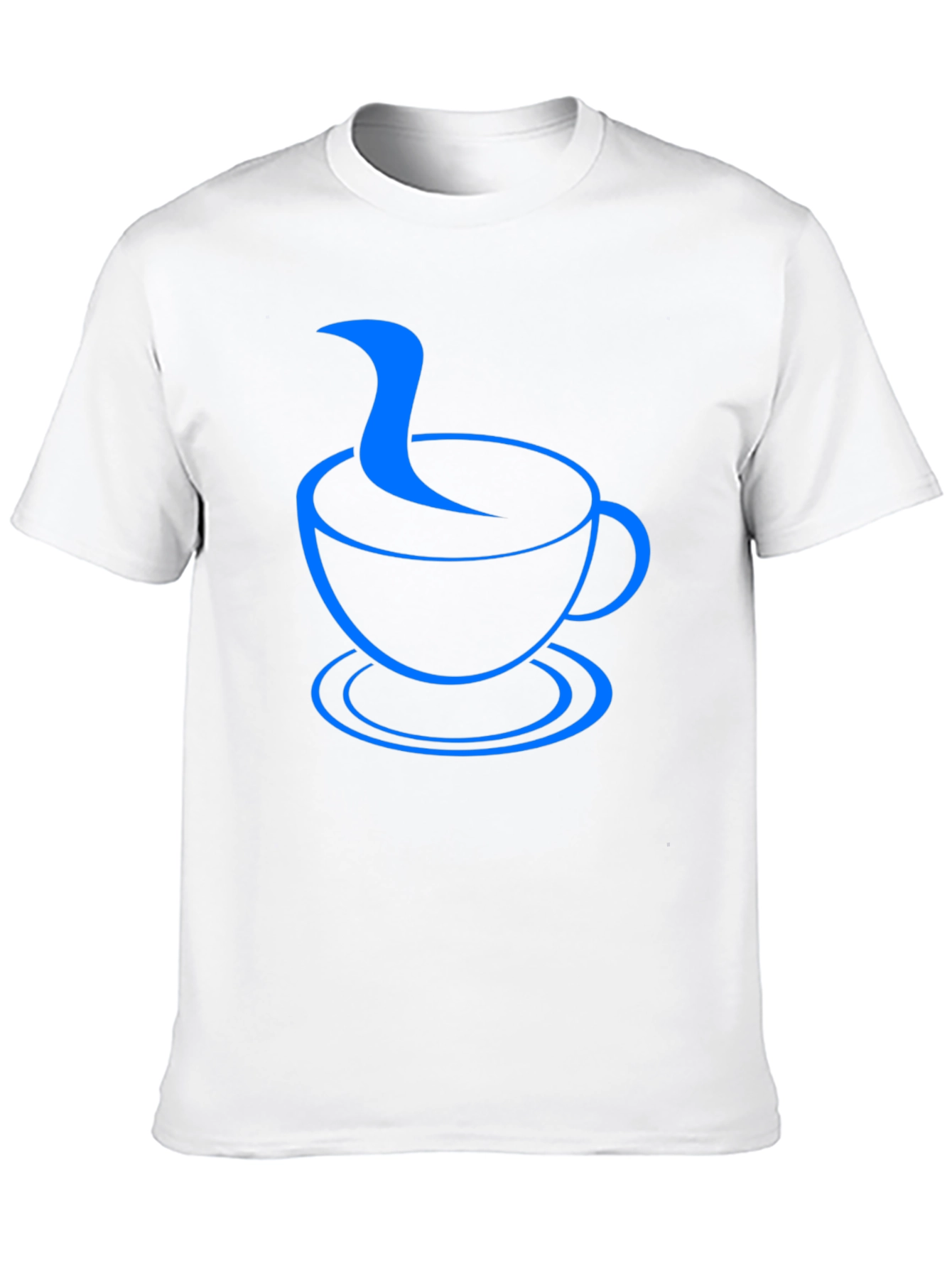Coffee Cup Graphic Tee - Black Casual T-Shirt