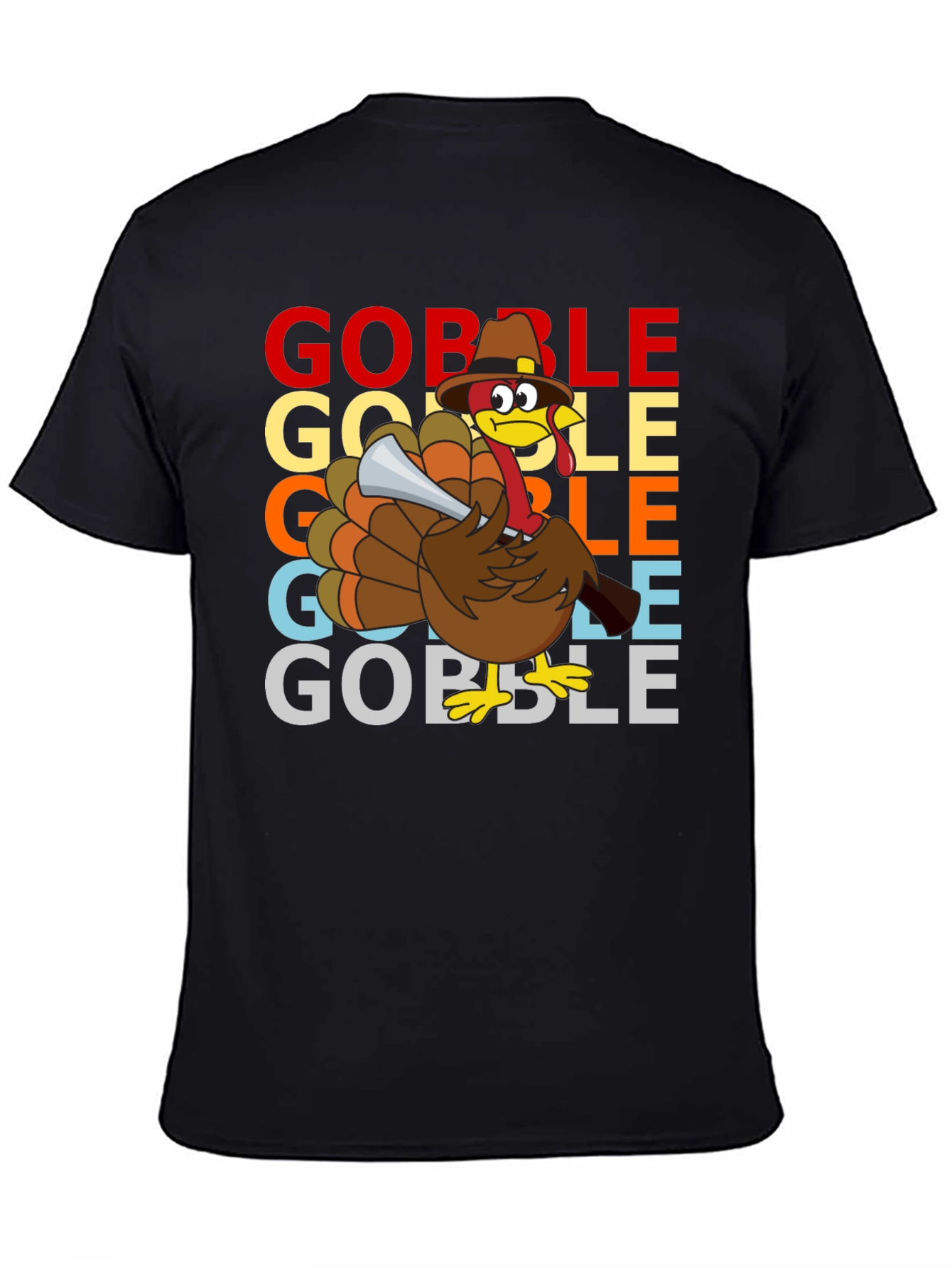 Gobble Thanksgiving Turkey T-Shirt