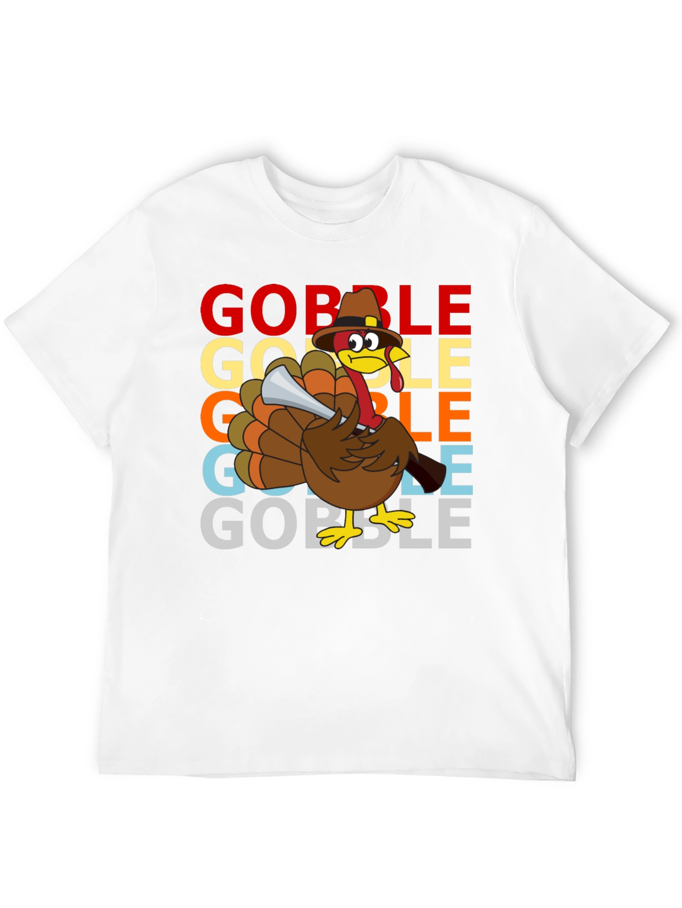 Gobble Thanksgiving Turkey T-Shirt