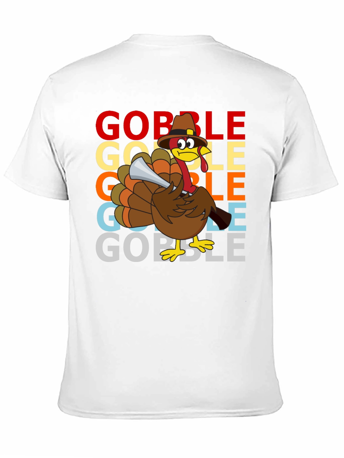 Gobble Thanksgiving Turkey T-Shirt