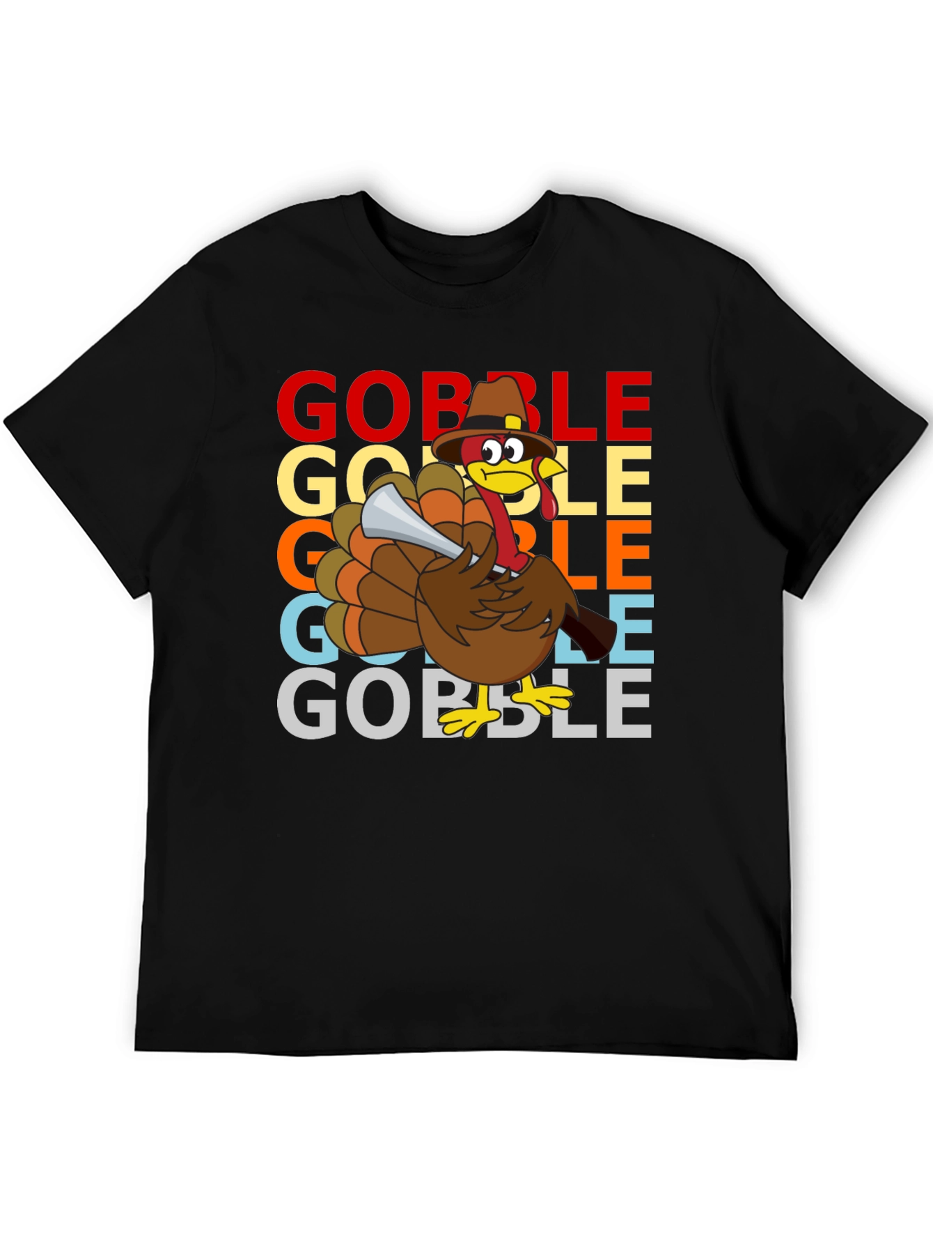 Gobble Thanksgiving Turkey T-Shirt