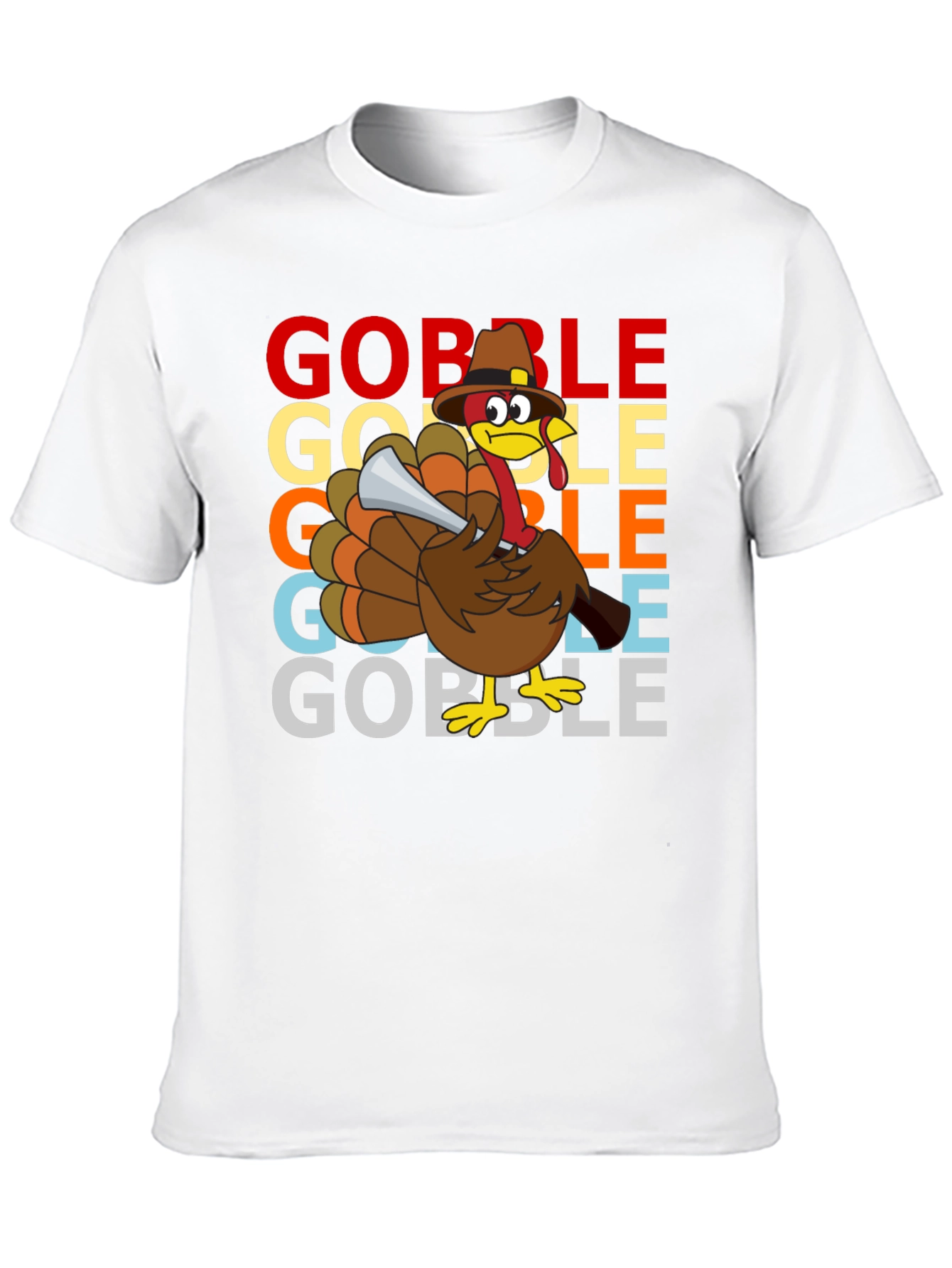 Gobble Thanksgiving Turkey T-Shirt