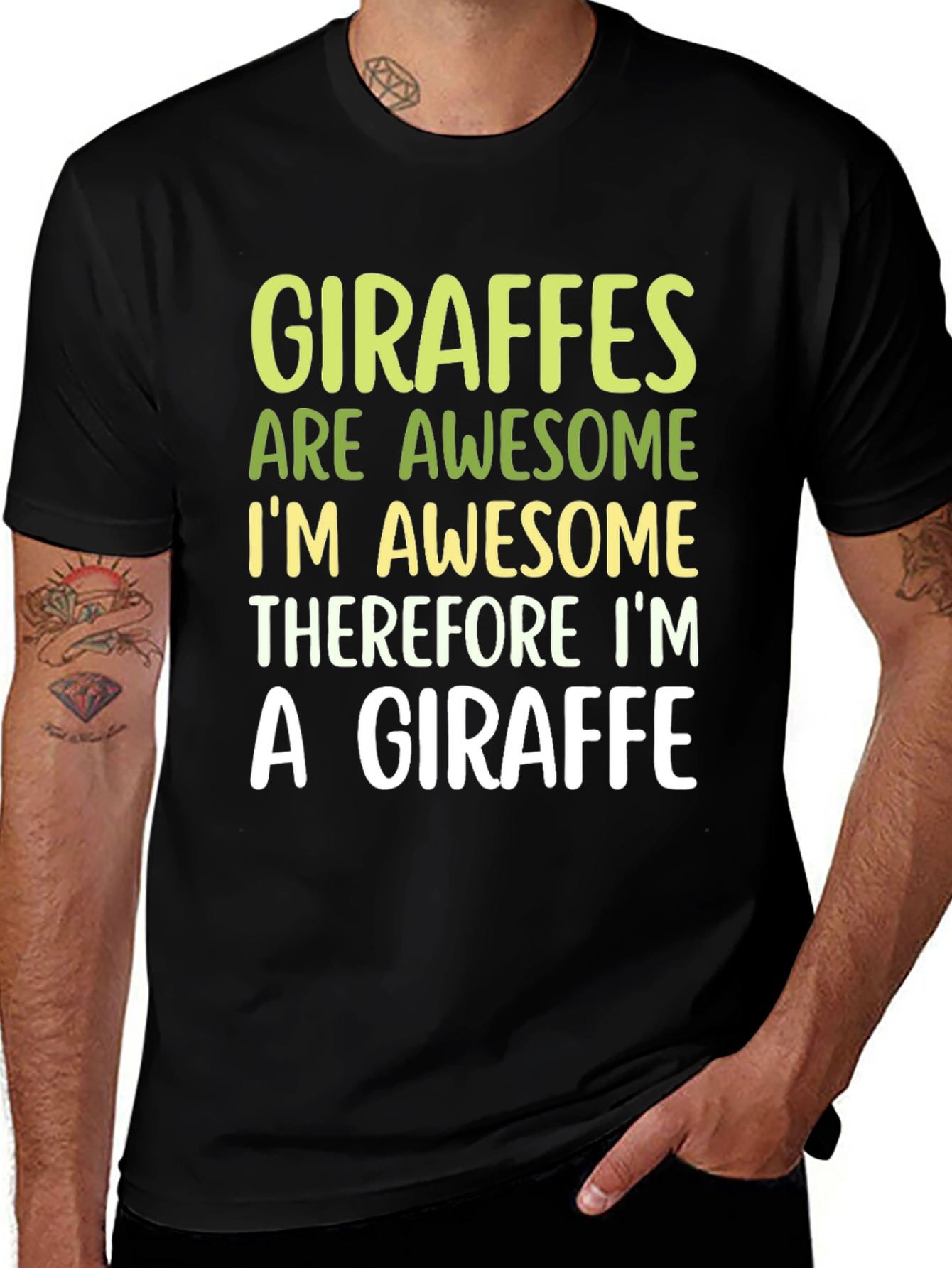Giraffe Lover T-Shirt - Awesome Giraffes!
