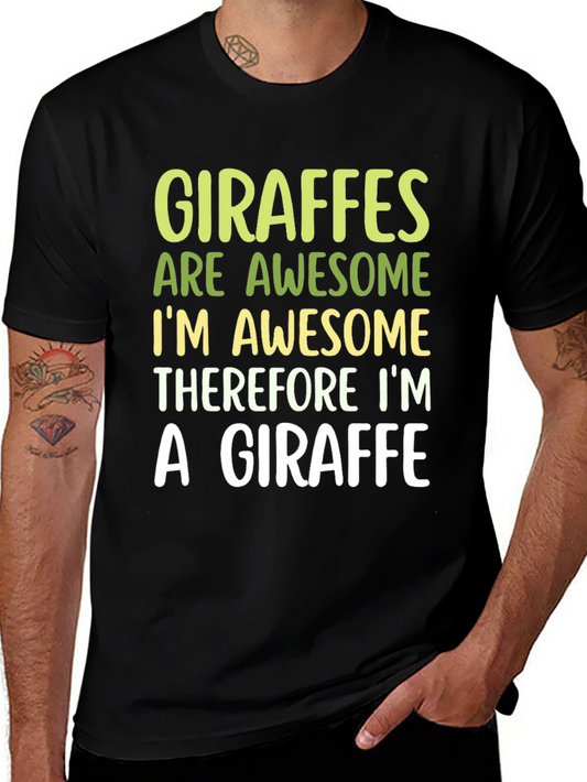 Giraffe Lover T-Shirt - Awesome Giraffes!