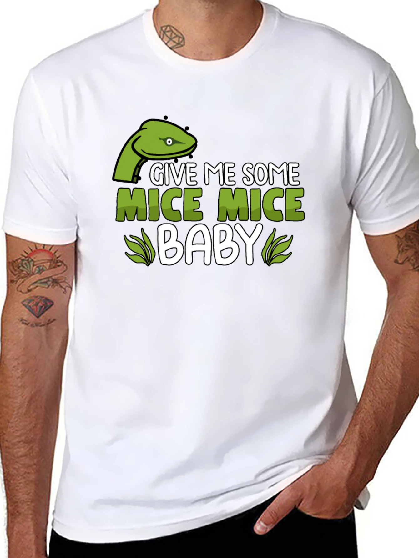 Give Me Some Mice Baby Snake Graphic Tee