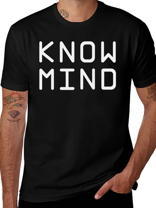 Know Mind T-Shirt - Mens Stylish Graphic Tee