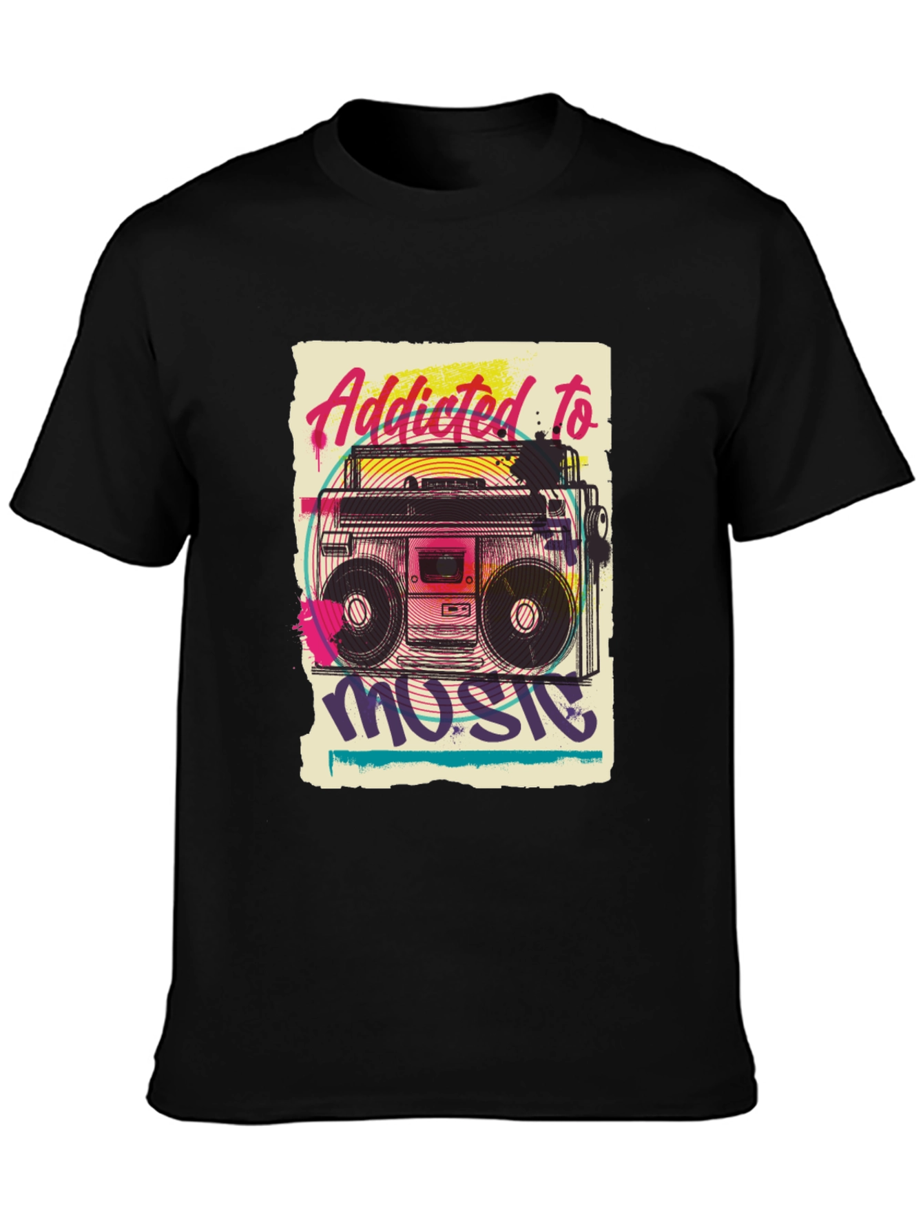 Addicted to Music Graphic Tee