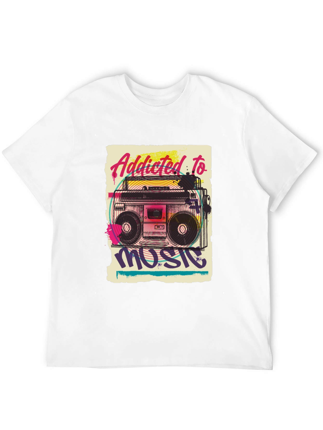 Addicted to Music Graphic Tee