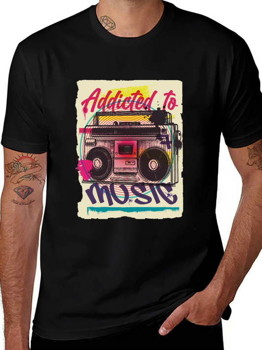 Addicted to Music Graphic Tee