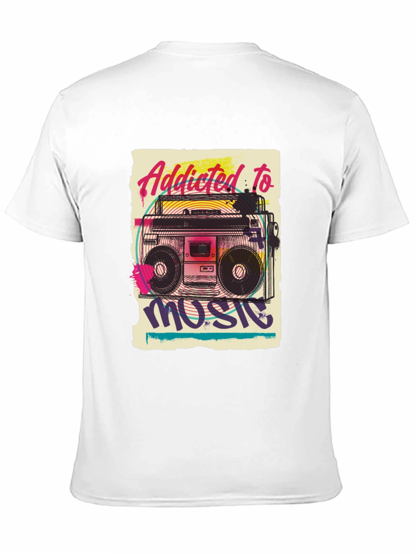 Addicted to Music Graphic Tee