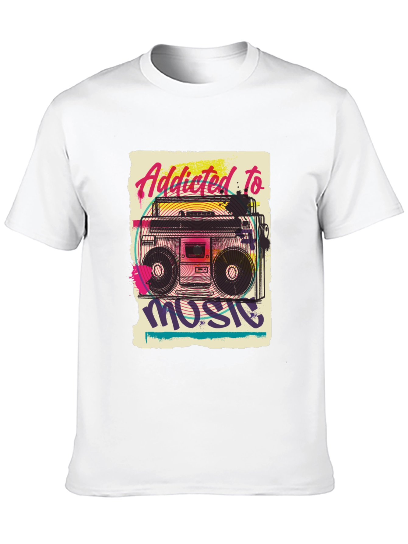 Addicted to Music Graphic Tee