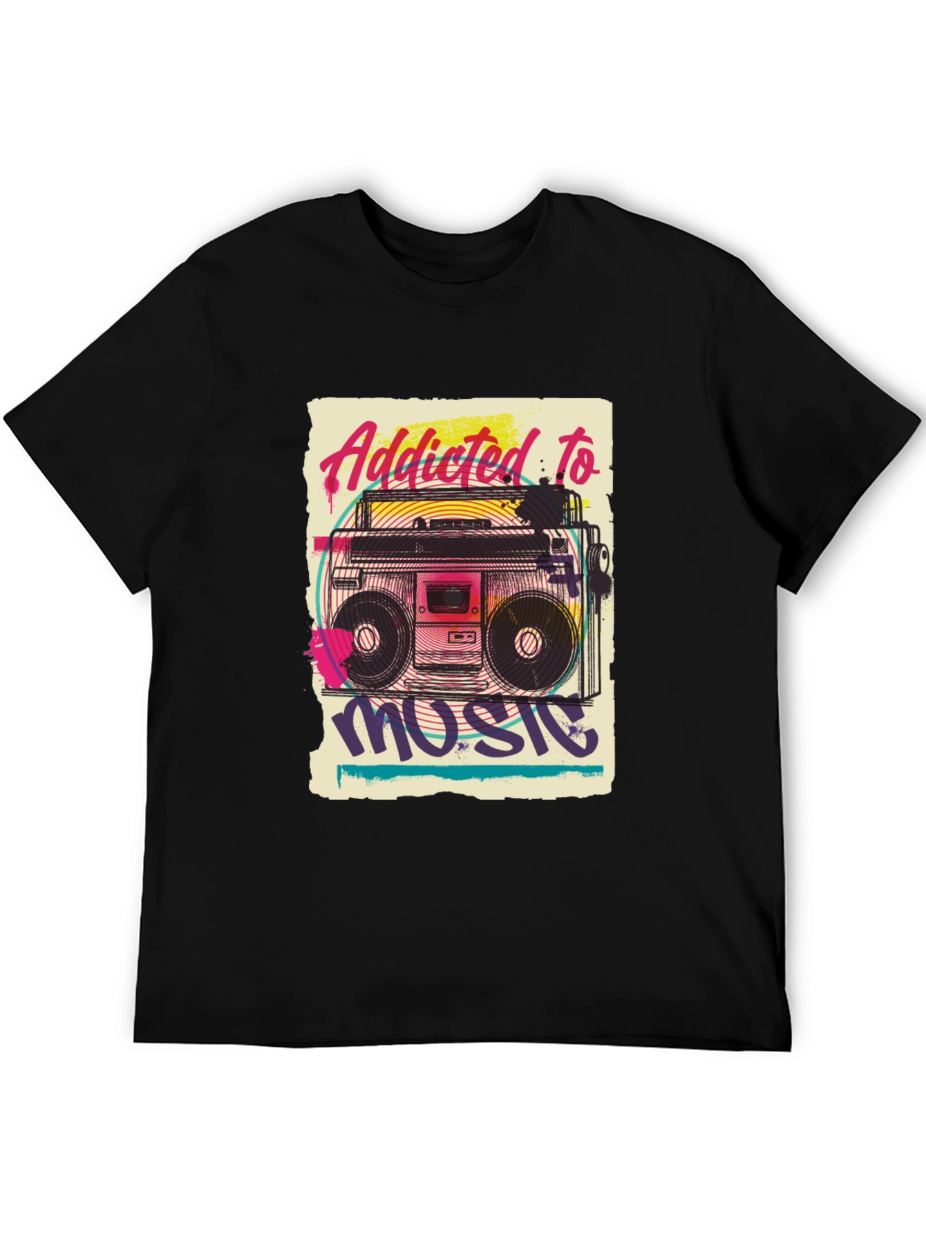 Addicted to Music Graphic Tee