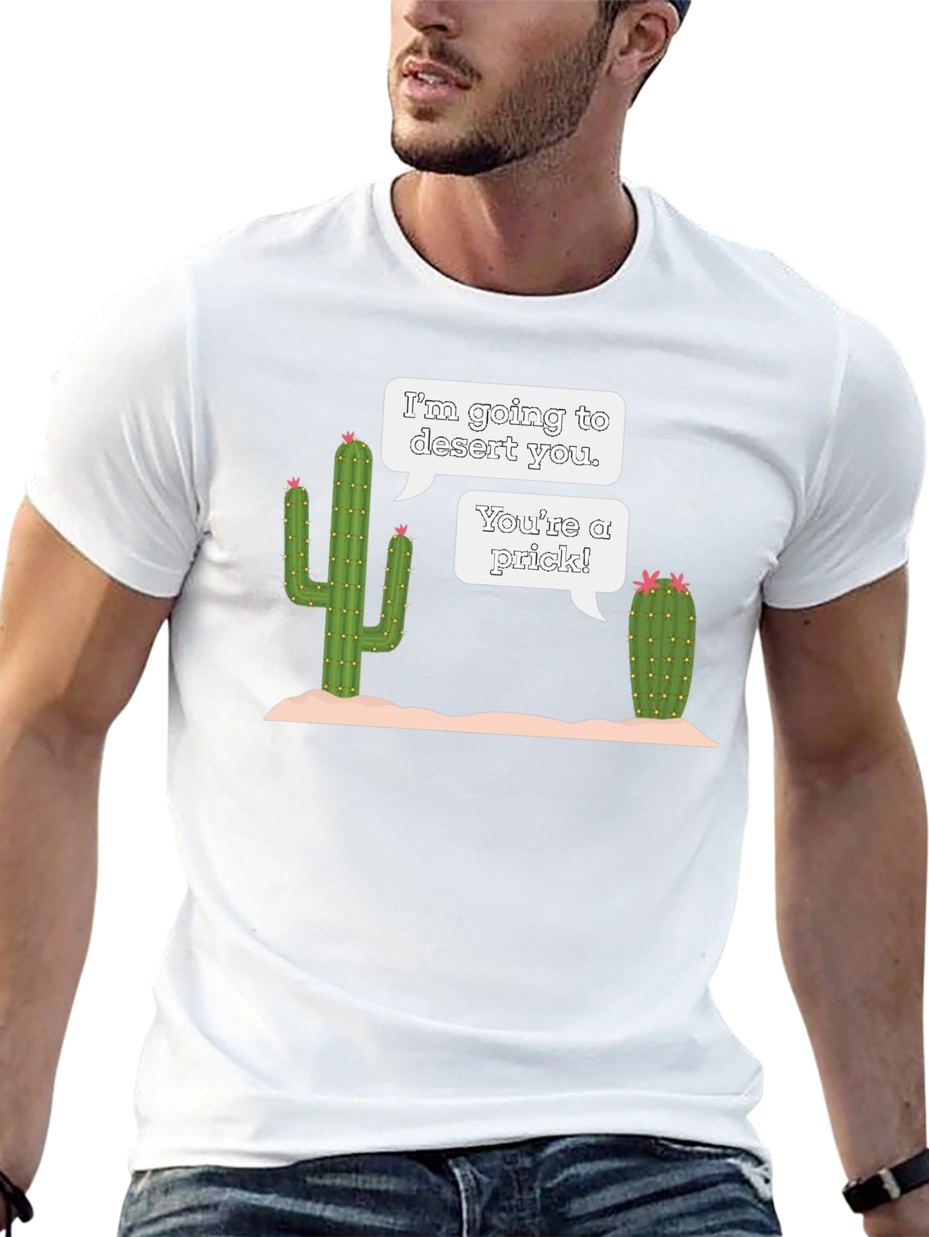 Humorous Cactus Pun T-Shirt - Desert Humor