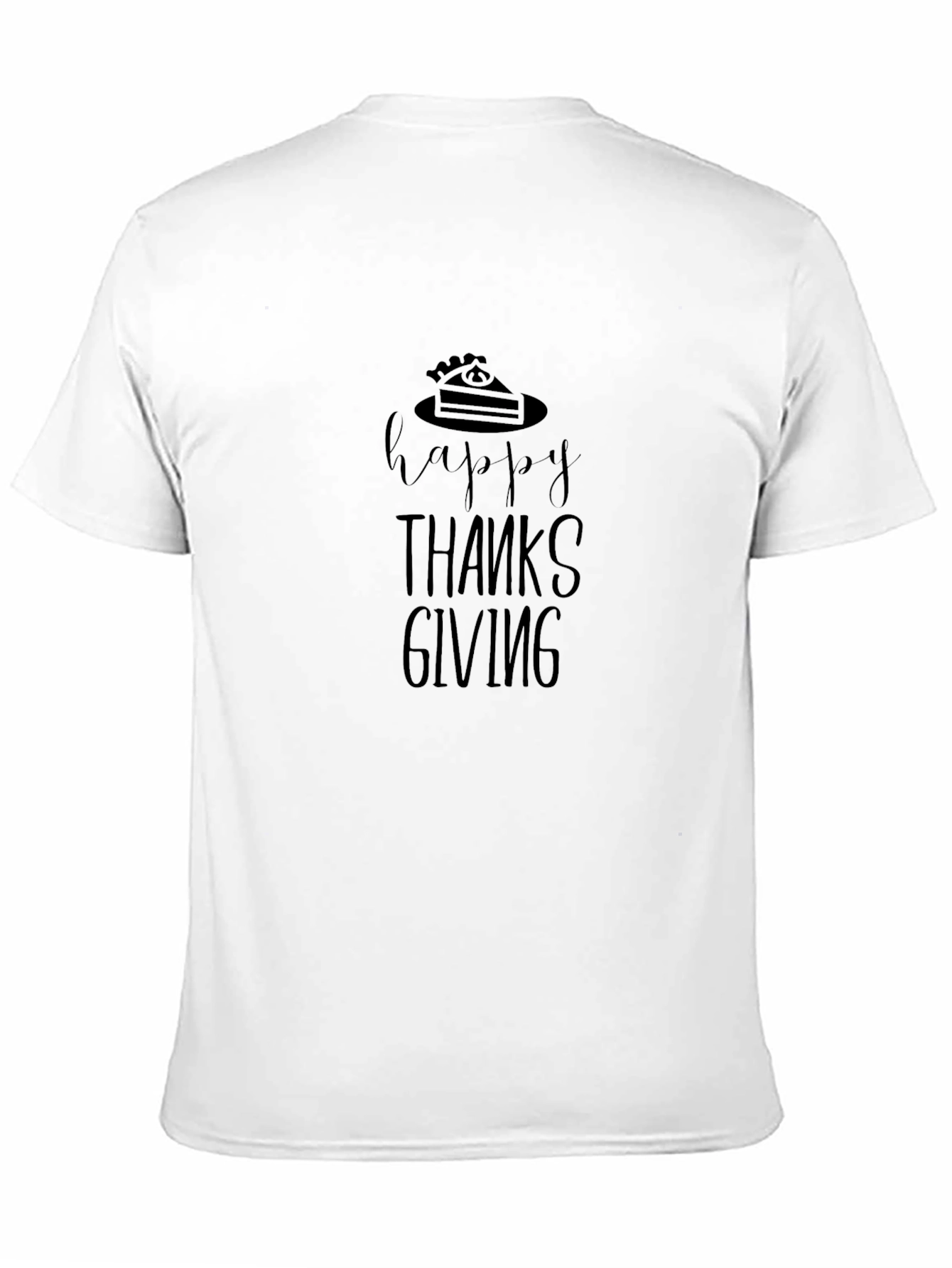 Happy Thanksgiving Black T-Shirt