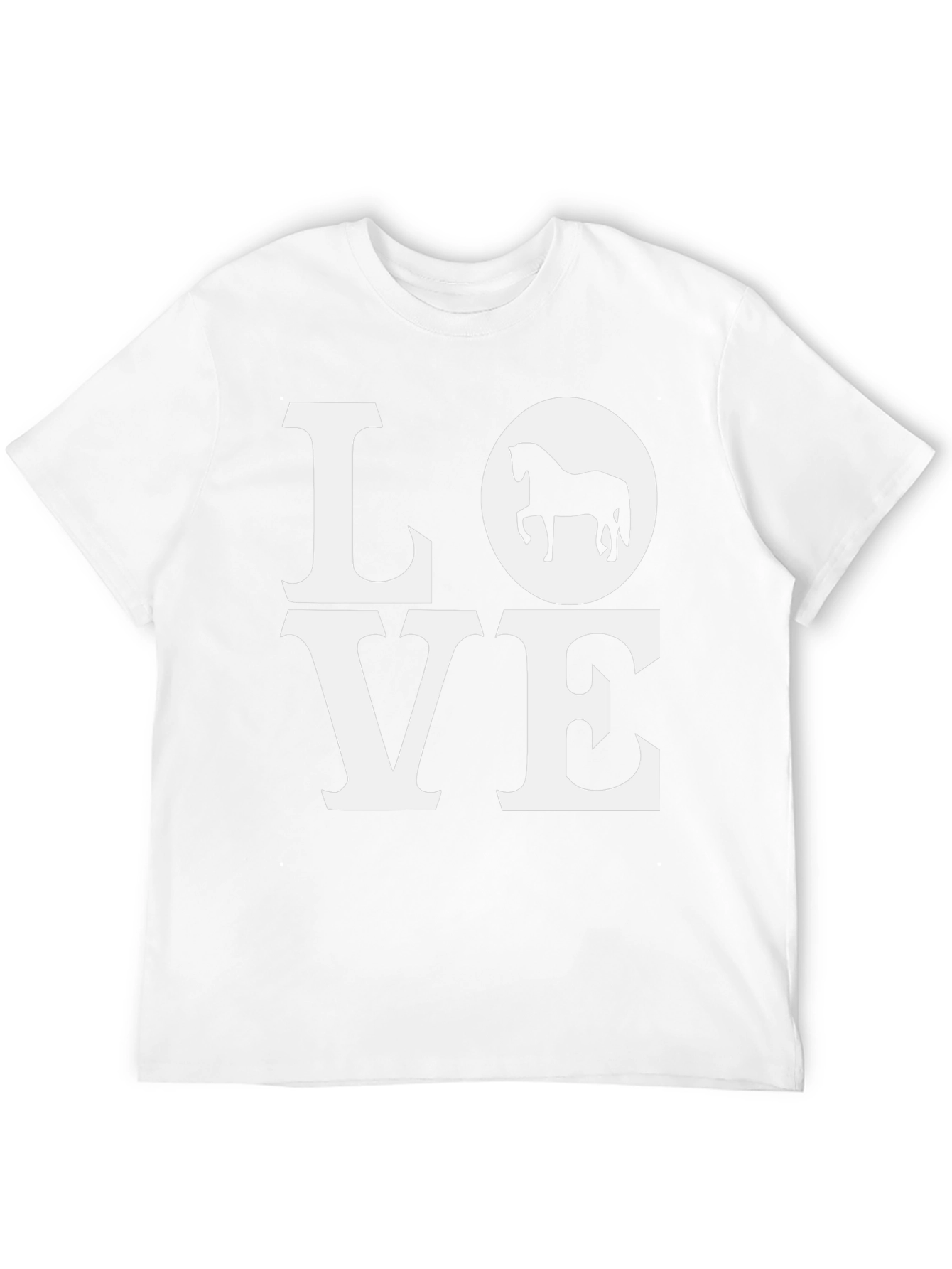 Love Horses Black Graphic Tee