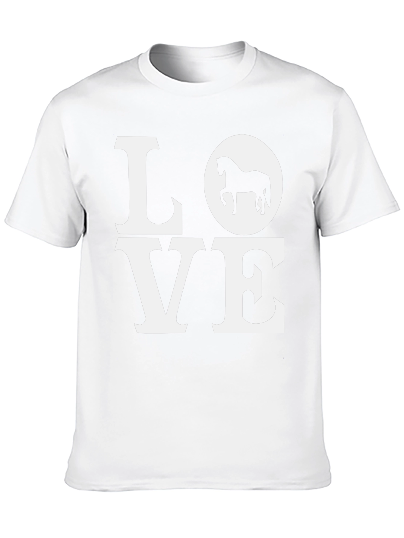 Love Horses Black Graphic Tee