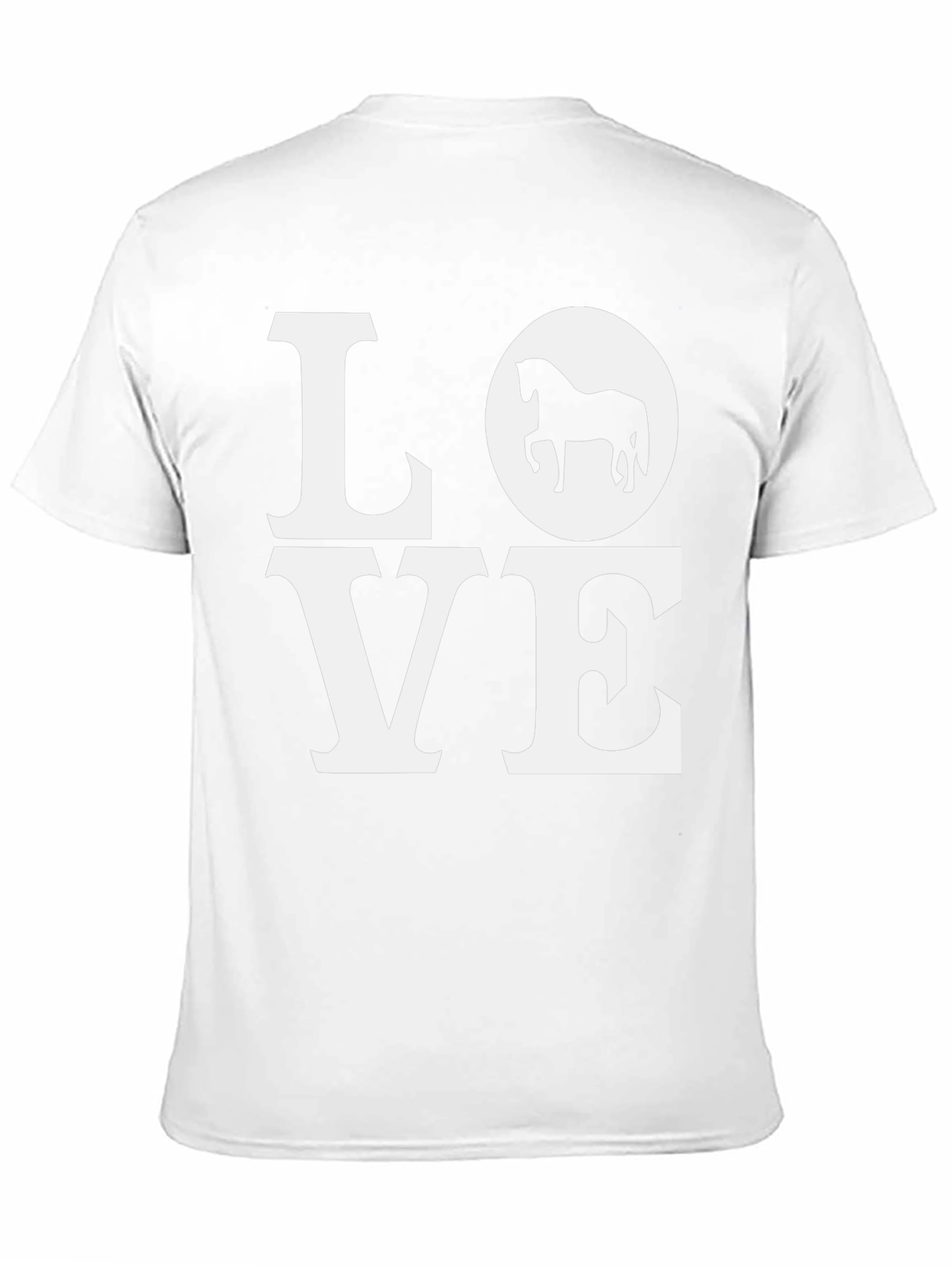 Love Horses Black Graphic Tee