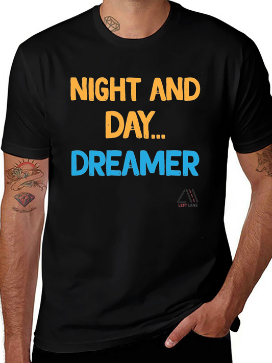 Night and Day Dreamer Black T-Shirt