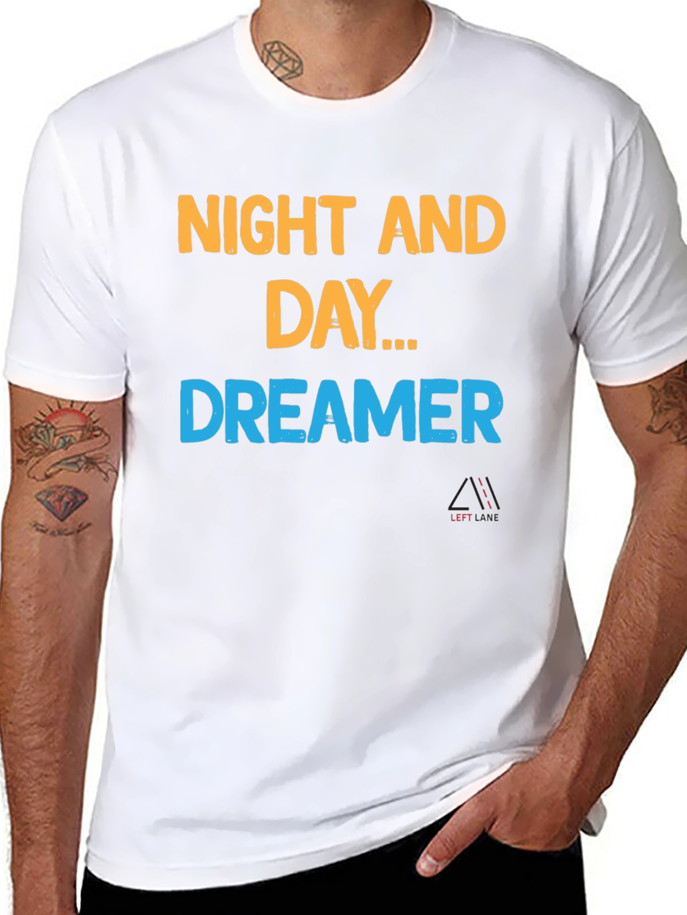 Night and Day Dreamer Black T-Shirt