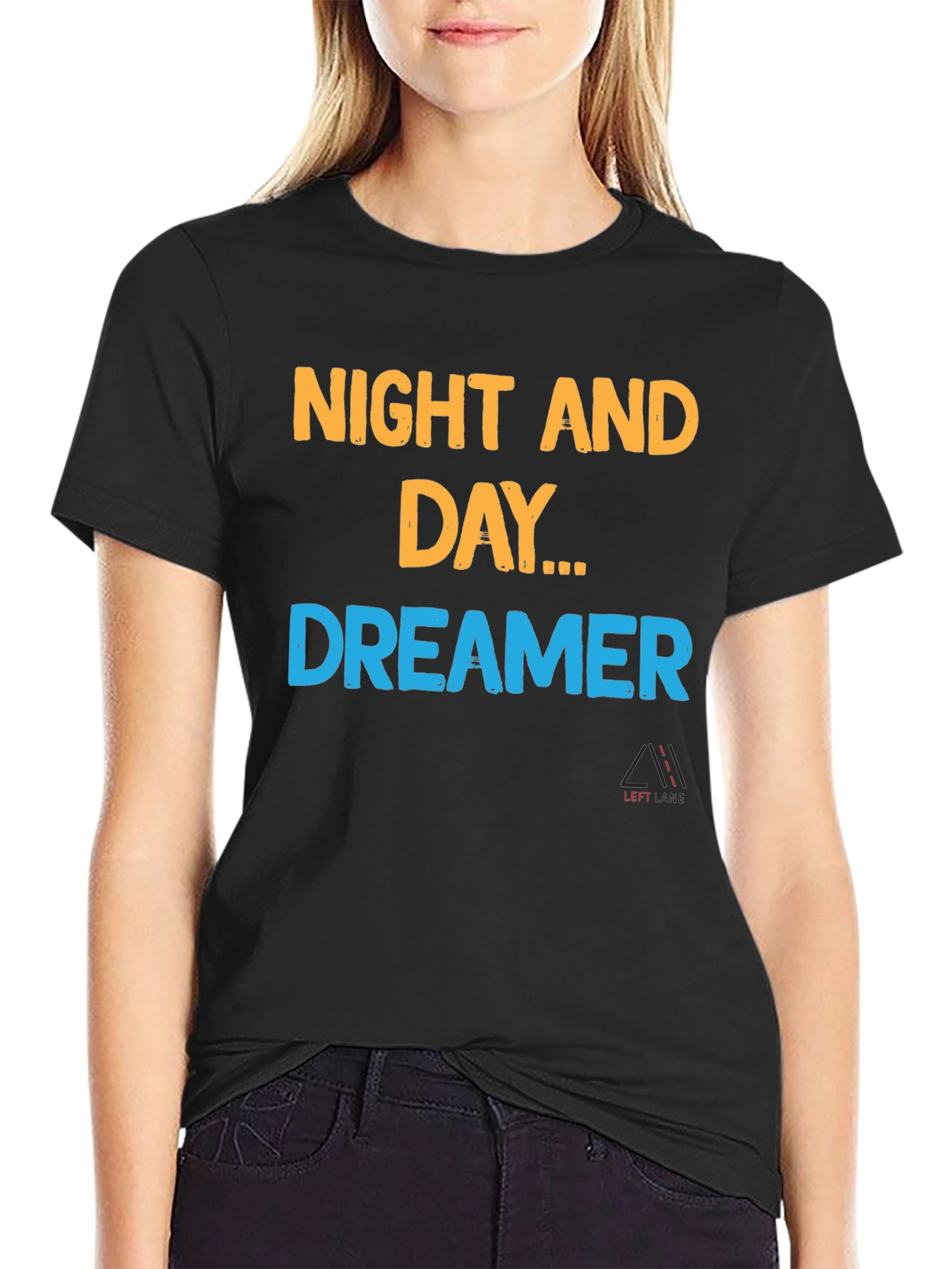 Night and Day Dreamer Black T-Shirt