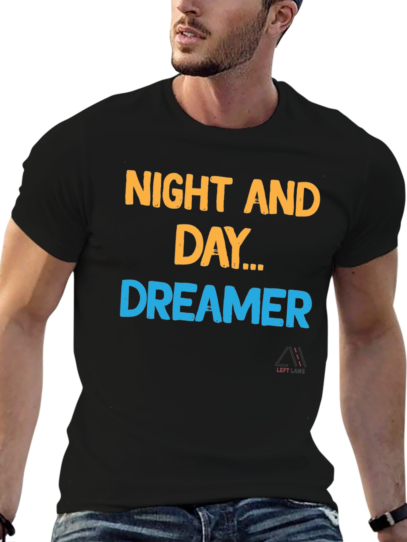 Night and Day Dreamer Black T-Shirt