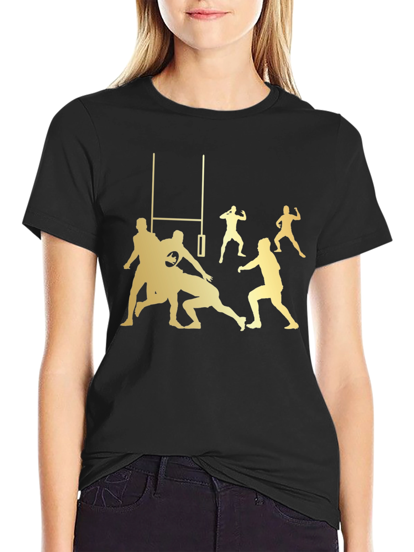 Rugby Players Graphic T-Shirt