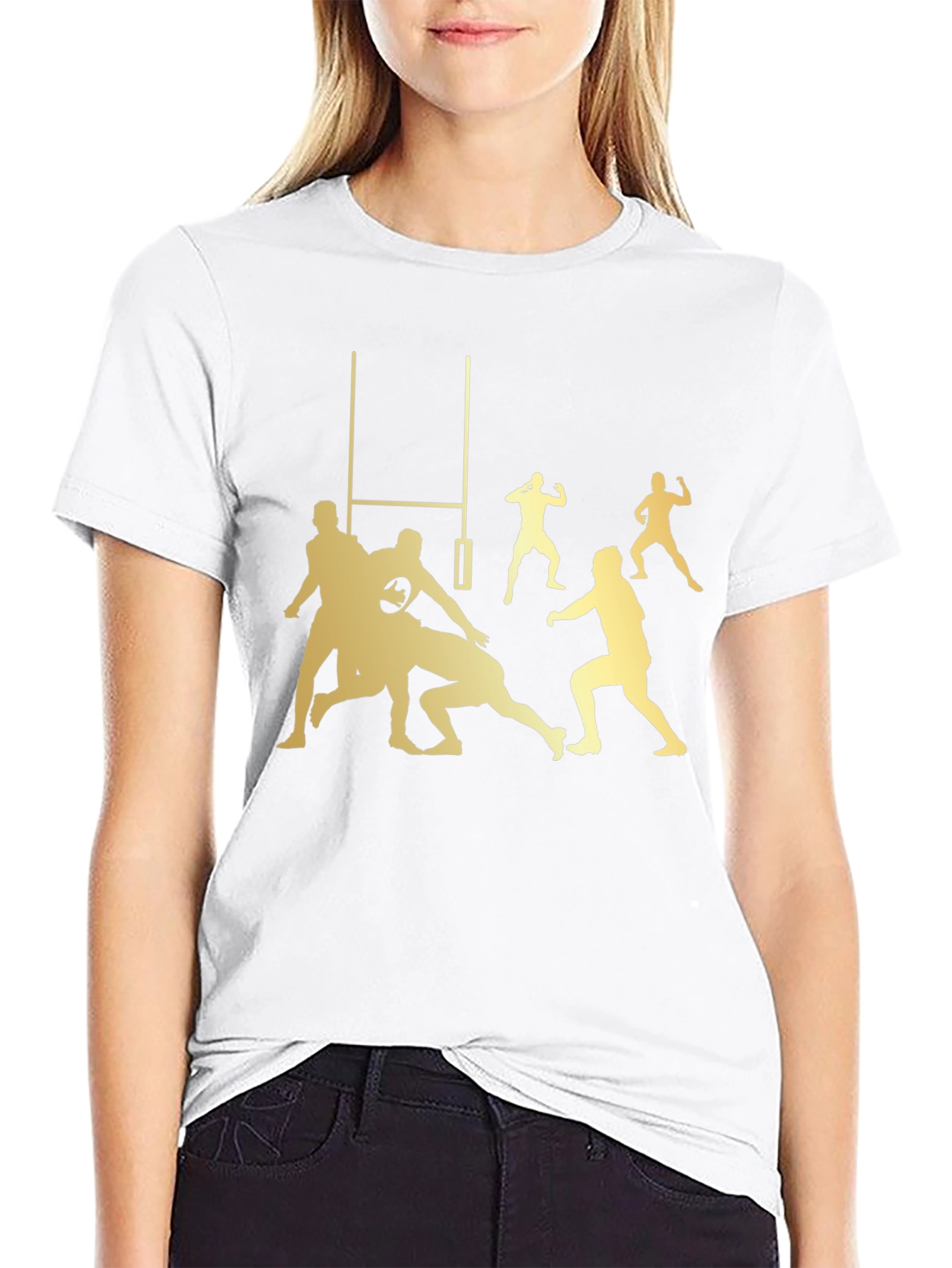 Rugby Players Graphic T-Shirt